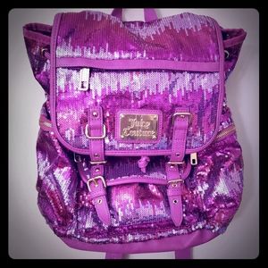 Juicy Couture pink sequin backpack